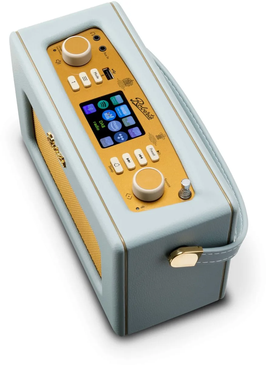 Roberts Revival iStream 3L Bleu ciel Enceintes connectées