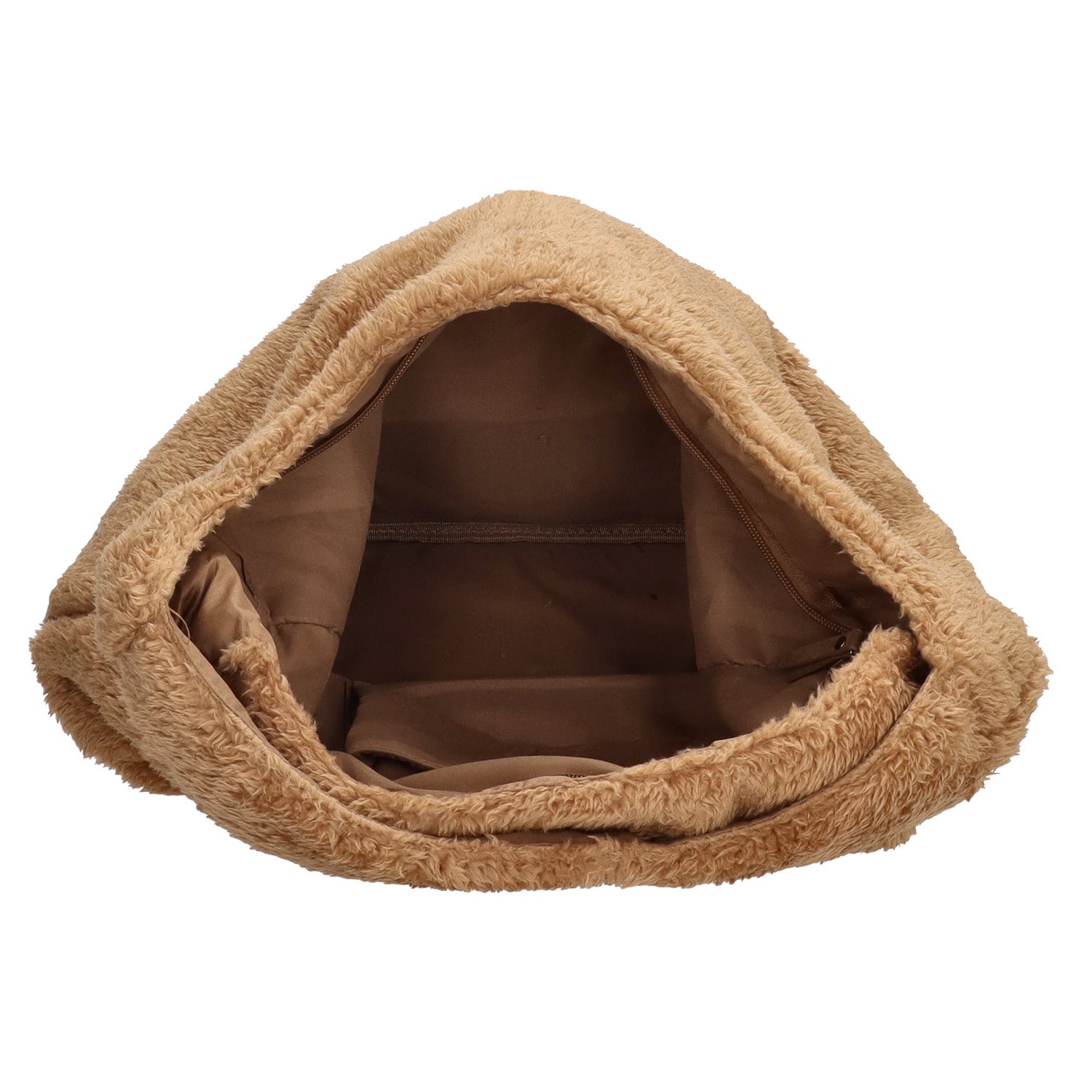 Enrico Benetti Teddy Schoudertas camel
