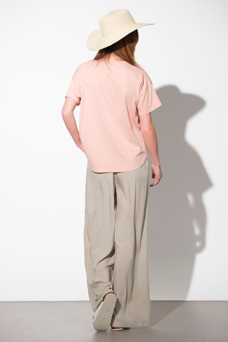 T-SHIRT BÁSICA  DECOTE REDONDO LOOSE FIT