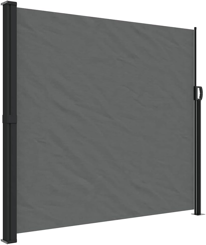 Kangmusi Seitenmarkise Ausziehbar Anthrazit 180x300 cm, Anthrazit 4004353