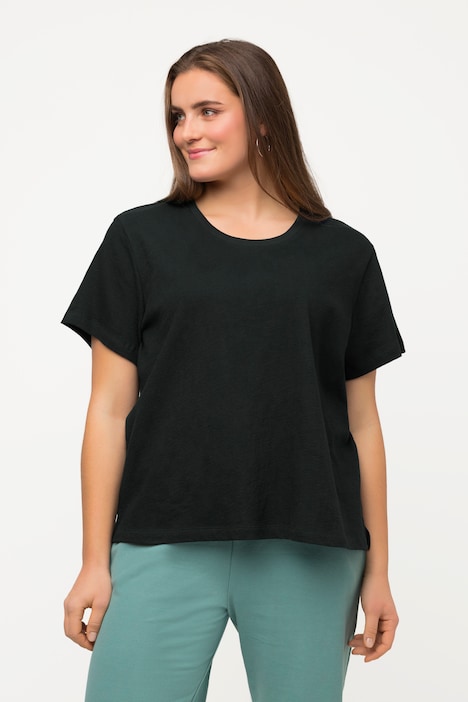 T-Shirt, Rundhals, Halbarm, Biobaumwolle