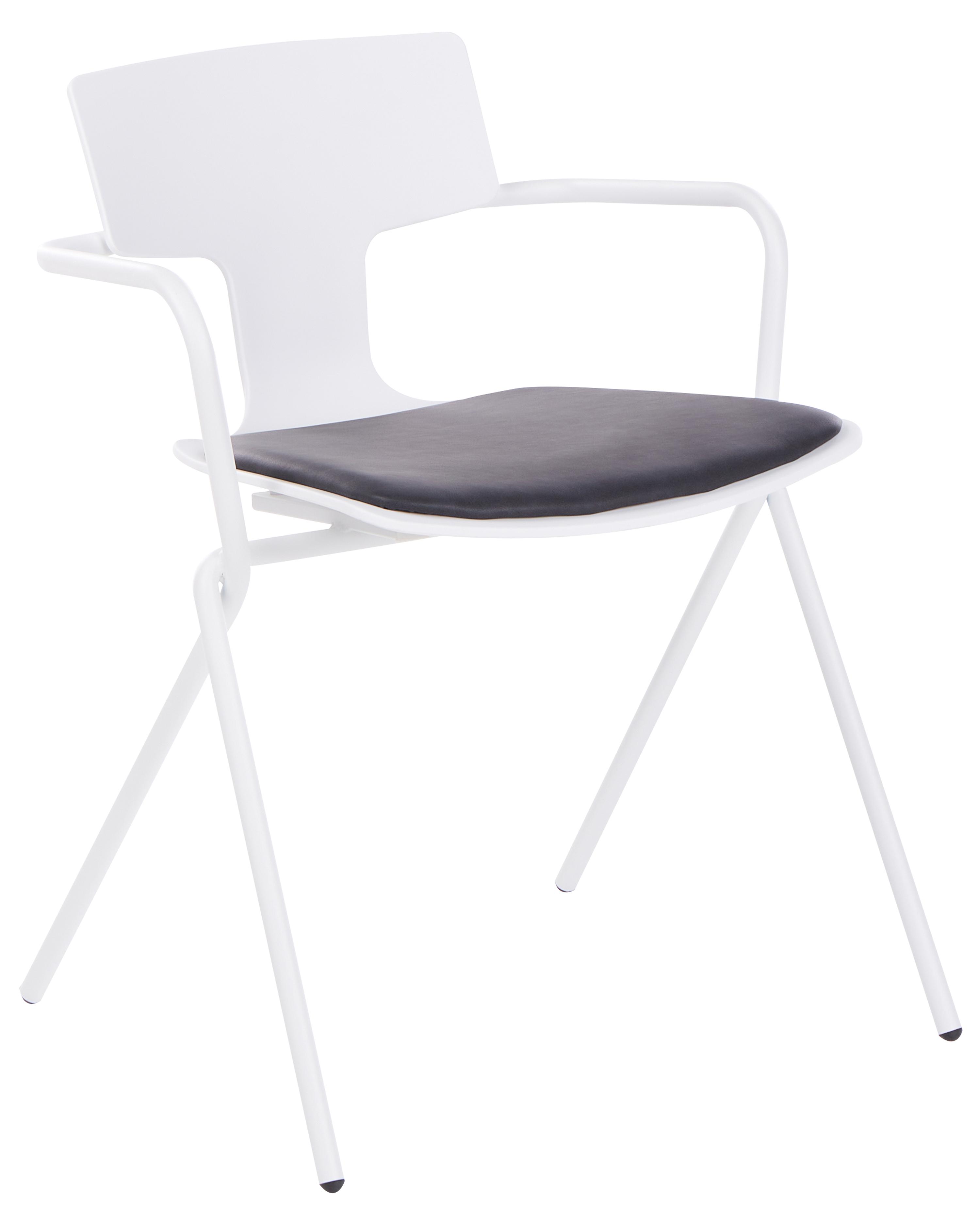Set van 2 eetkamerstoelen MANSON Zwart/wit