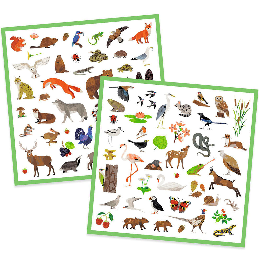 Djeco stickers fauna - 160st