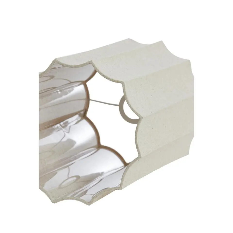 Cilinder lampenkap Disli - Lichtbruin - Ø18cm