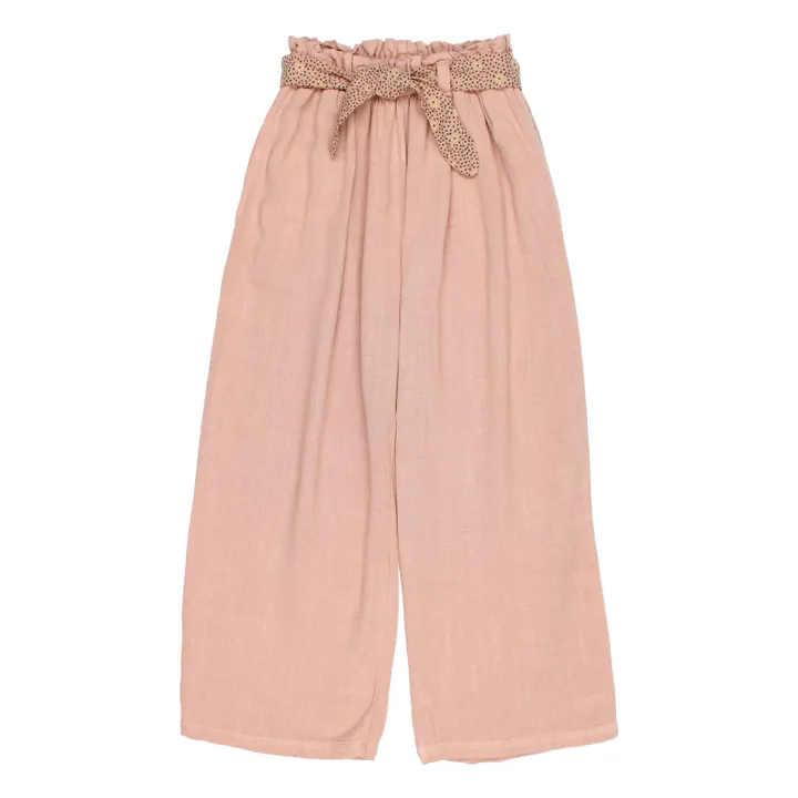 Búho Pantalon Fluide Lin | Vieux Rose