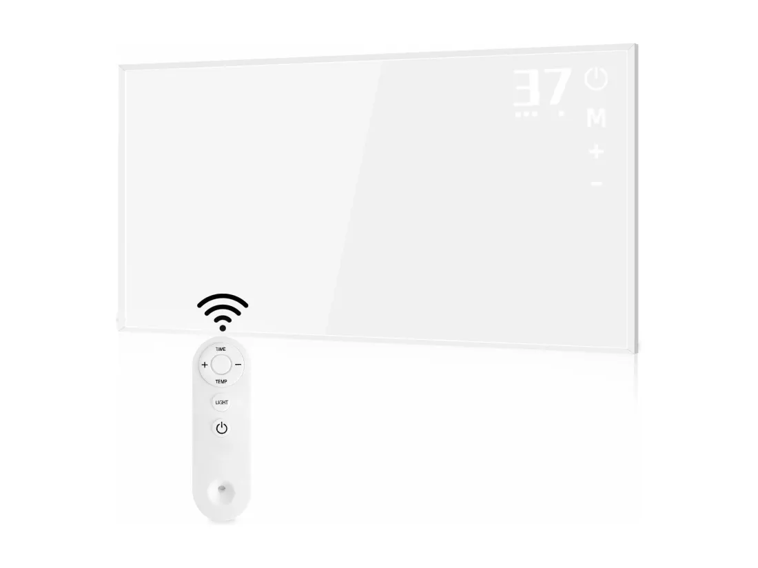 NETTLIFE Chauffage infrarouge radiateur 450W avec télécommande