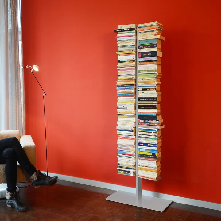 Radius Design - Booksbaum Standregal Small, double weiss