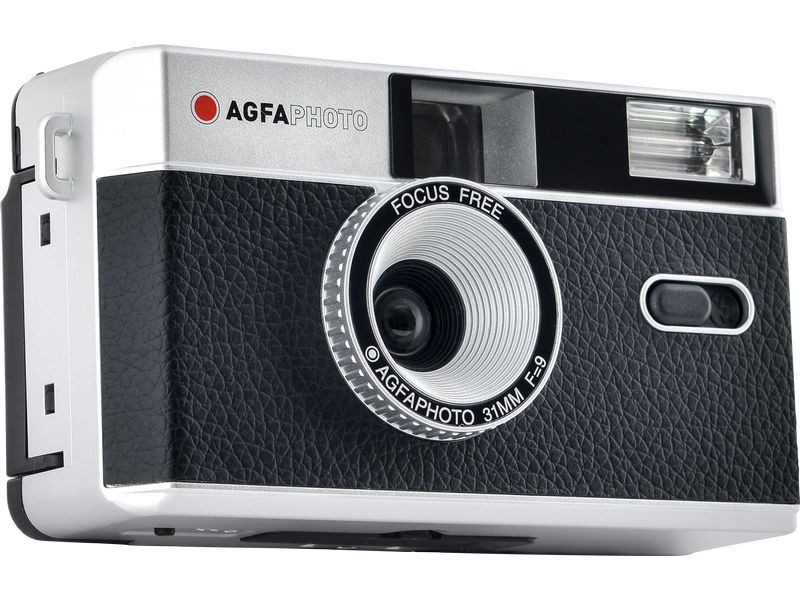 Agfa Analogkamera 35 mm - Schwarz Wiederverwendbare 35 mm Analogkamera