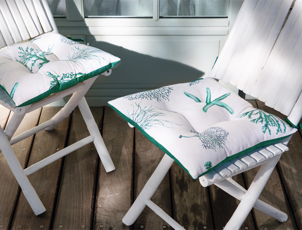 Lot de 2 galettes de chaise-Parfum iodé