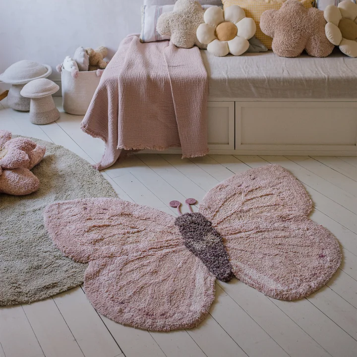 Lorena Canals - Animal Kinderteppich Hase, 130 x 135 cm