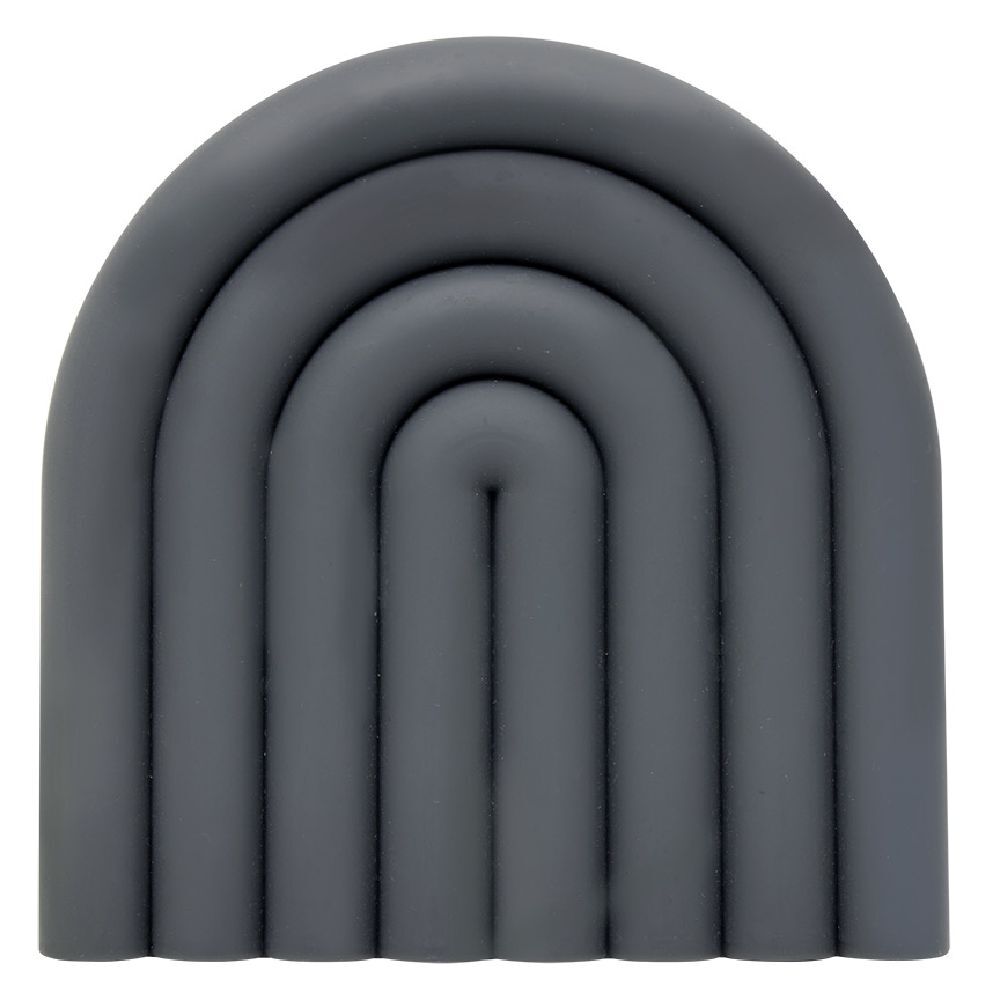 Dessous de plat forme arc-en-ciel uni 15x15cm