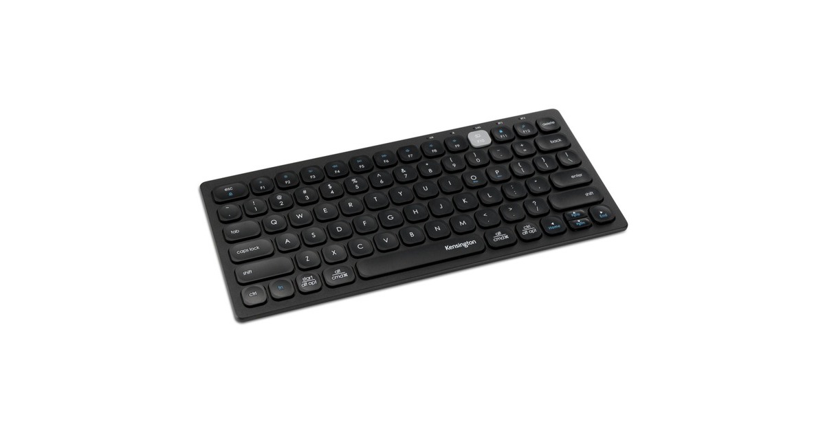 KensingtonMulti-Device Dual Wireless Compact Keyboard, toetsenbord  (Zwart, US lay-out, Scissor switches)