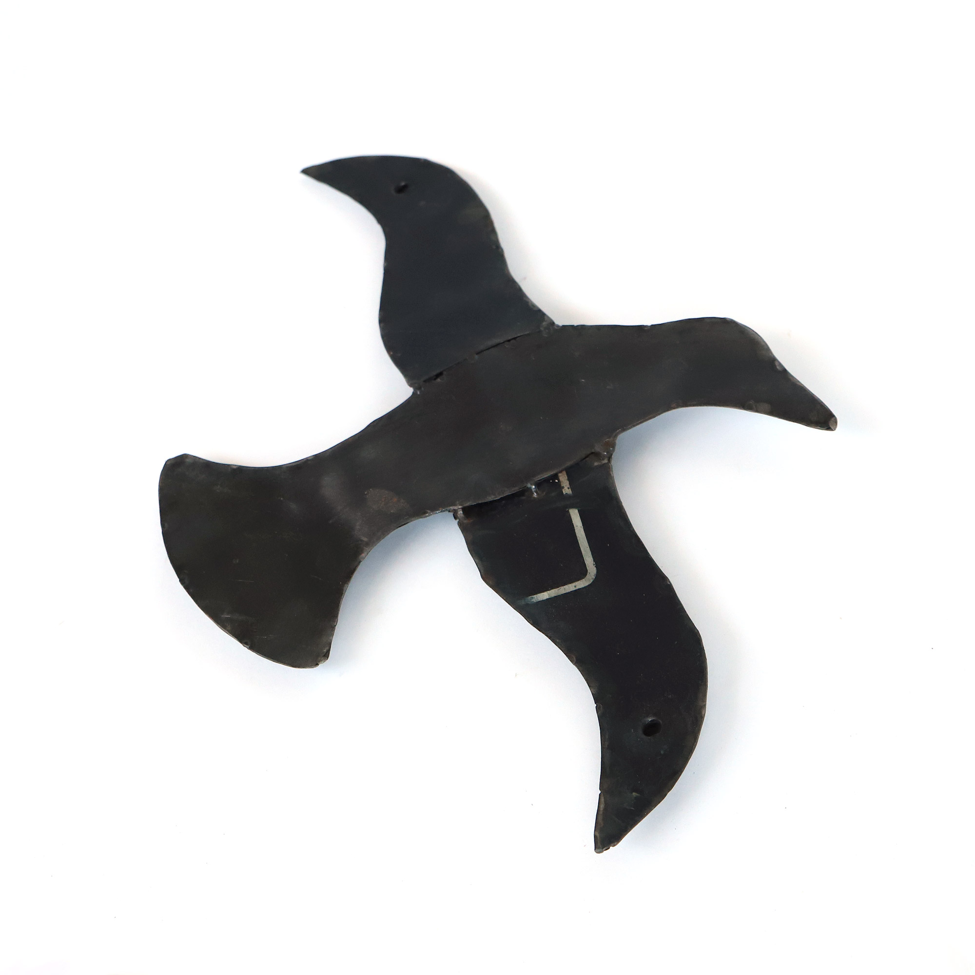 Wanddeko 'Möwe', schwarz, B 46 cm, H 28 cm von fischer's lagerhaus