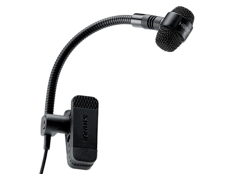 Shure Mikrofon PGA98H-TQG Clip-Instrumentenmikrofon mit Kondensatorkapsel