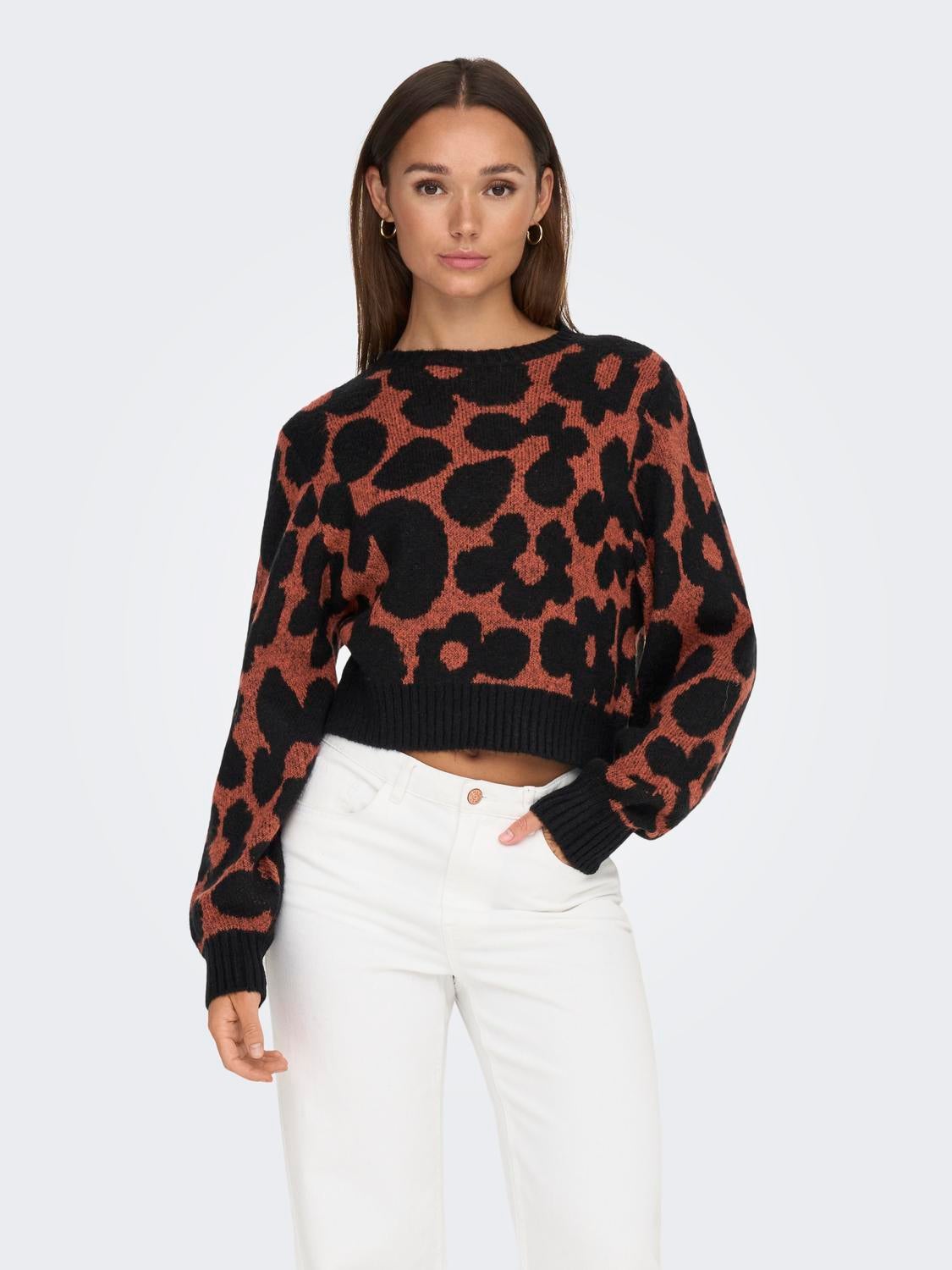 JDYMINIA Strickpullover Black