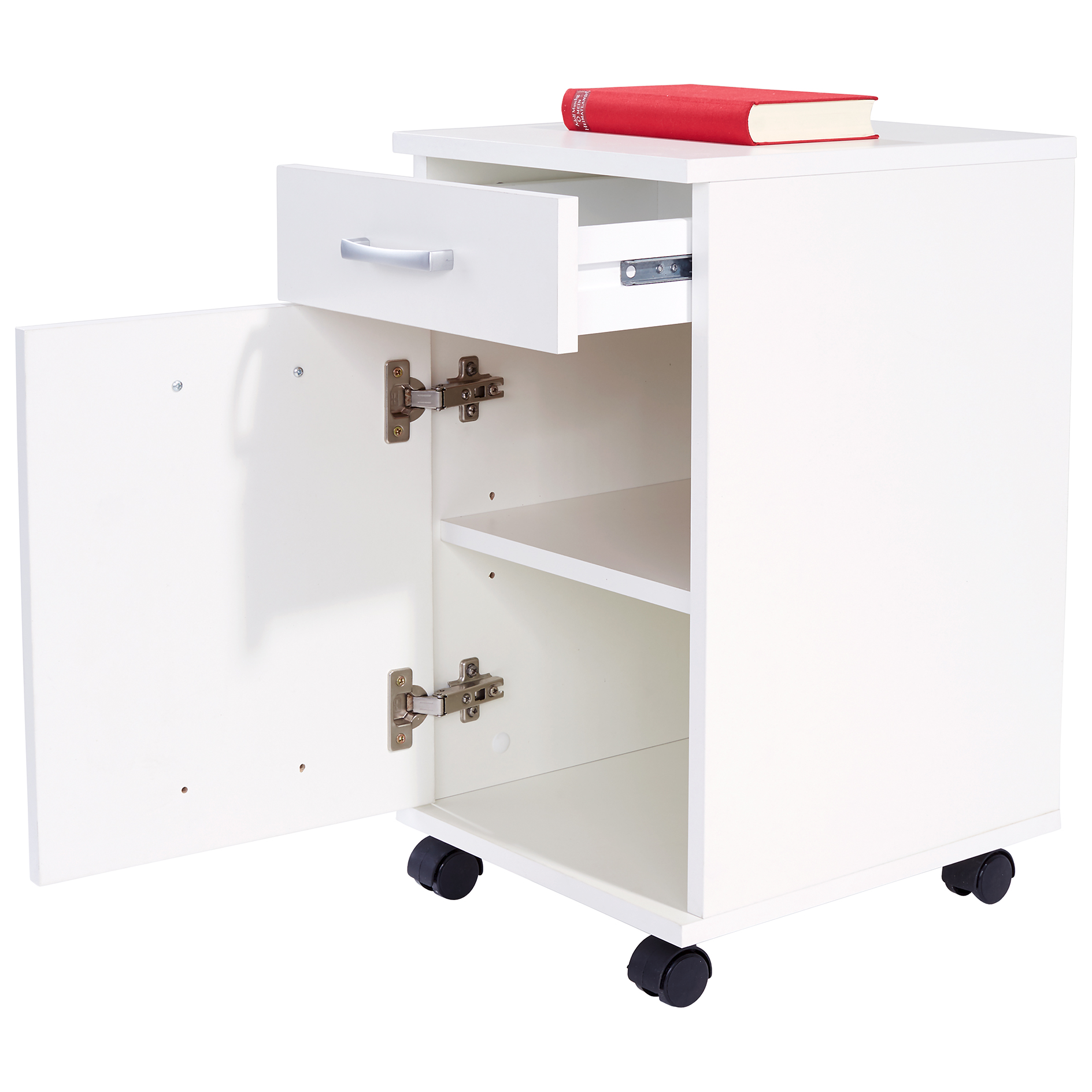Rollcontainer - weiß - 33 cm breit