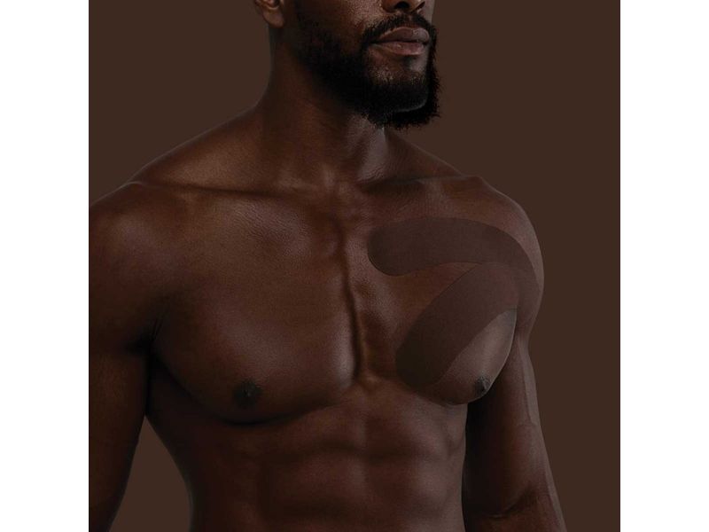 K-Tape My Skin very dark brown 5 cm x 5 m Atmungsaktives Kinesiology Tape für Muskeln und Gelenke