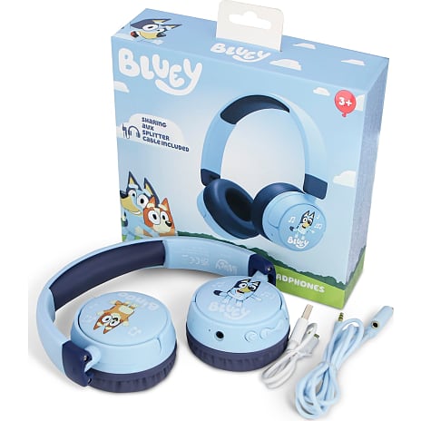 Bluey trådløse on-ear høretelefoner - lyseblå
