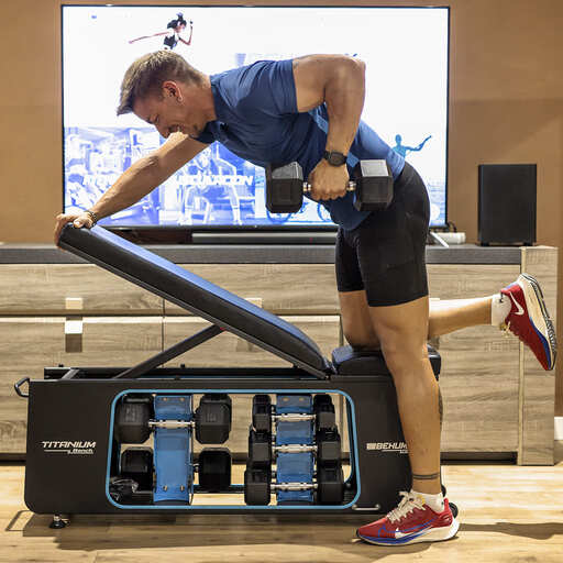 Banco de musculação de titânio Behumax