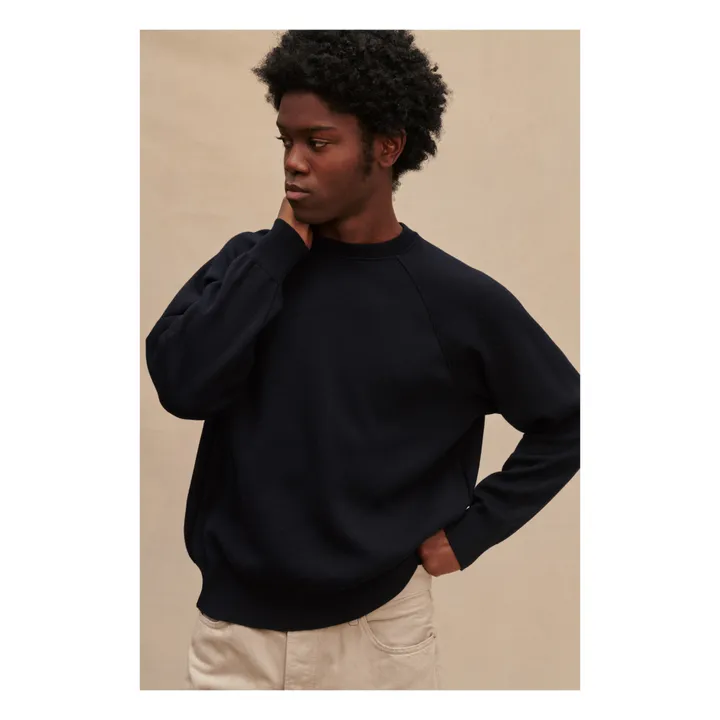 Le Minor Pull Milano Laine Mérinos | Bleu marine