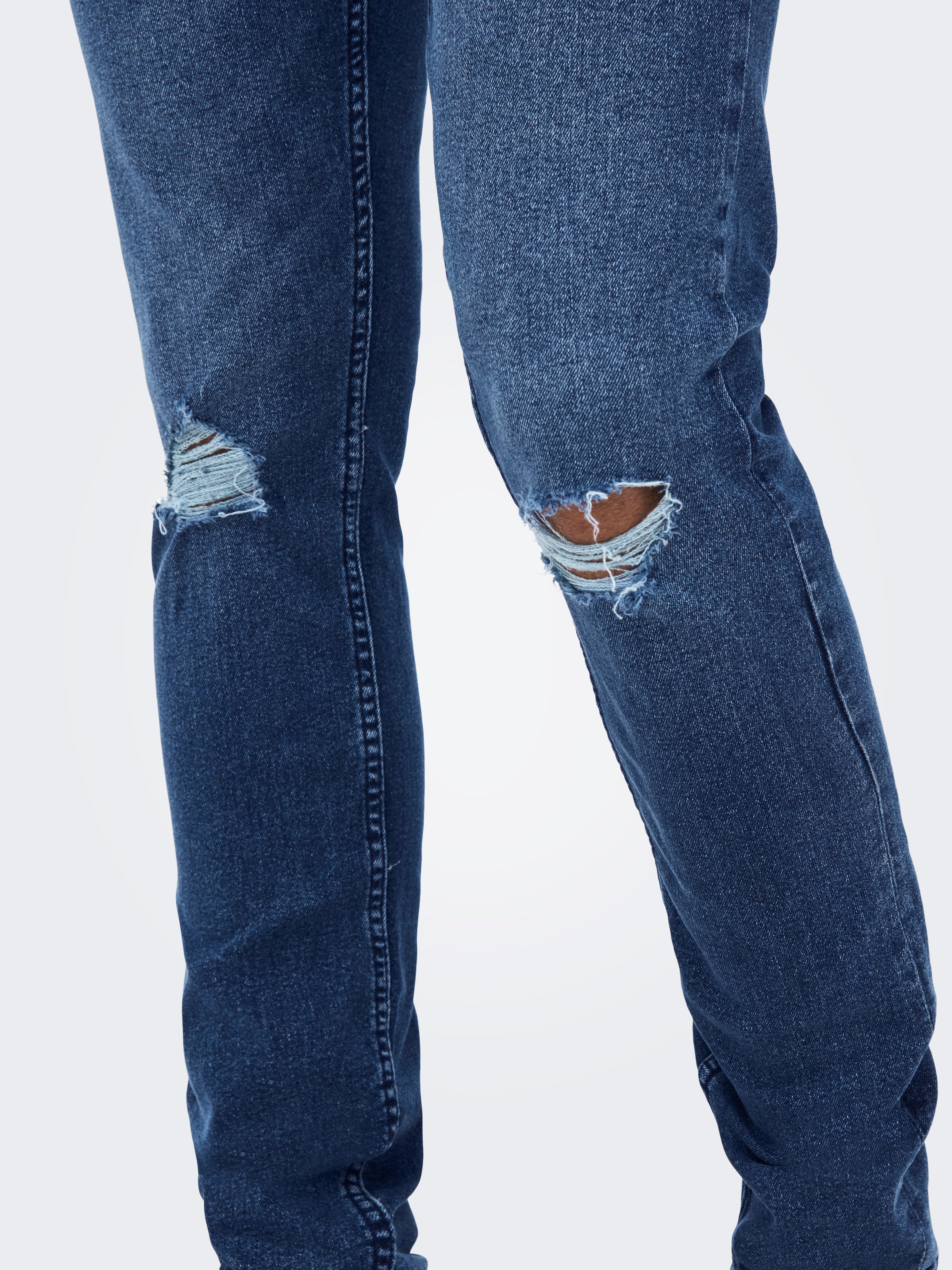 ONSLOOM Mittlere Taille Slim Fit Jeans Blue Denim