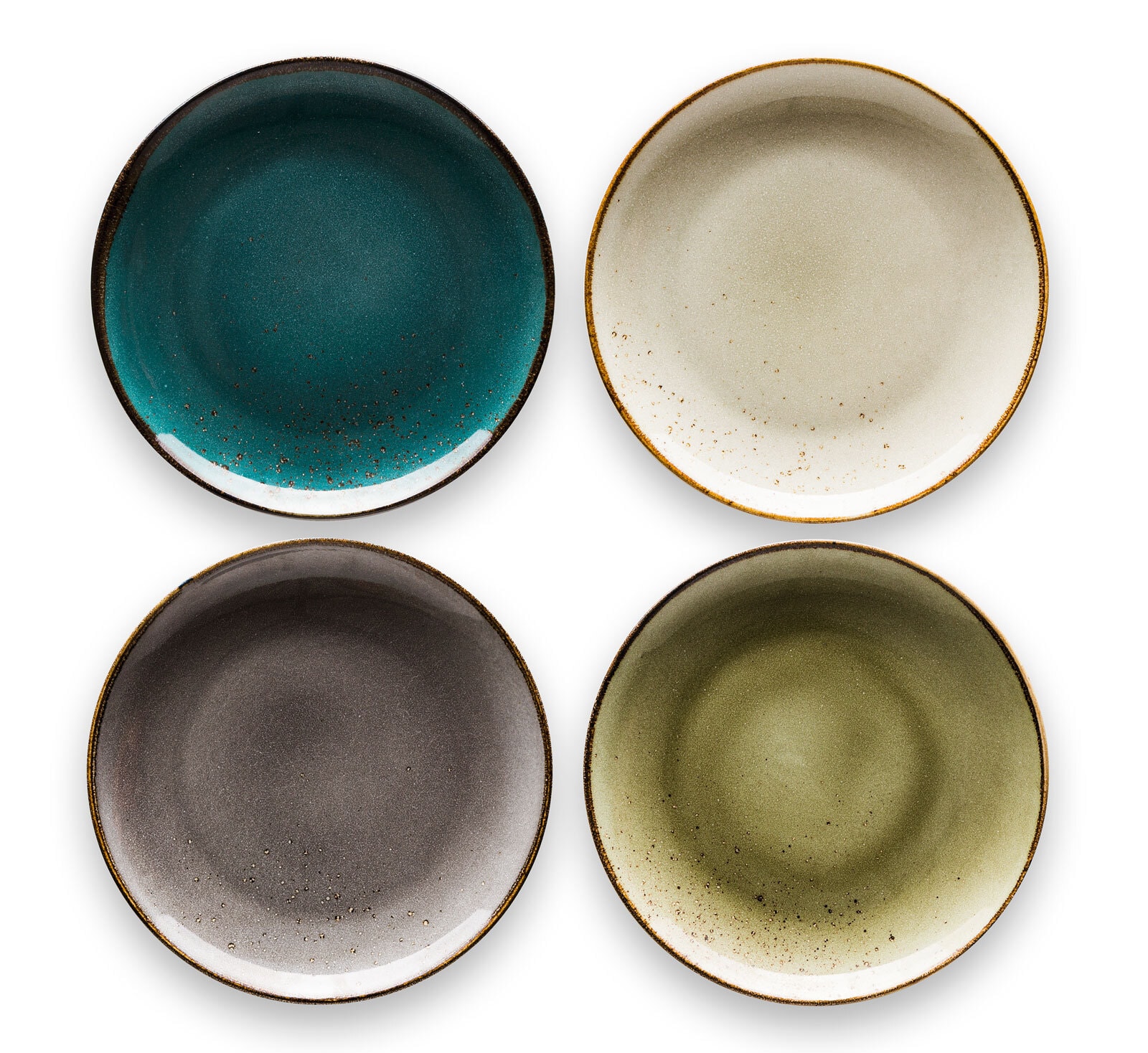 CreaTable Dessertteller NATURE COLLECTION wasserblau