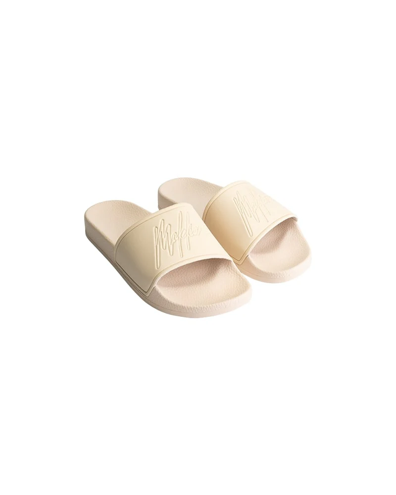 Malelions Signature Slippers Dames Beige