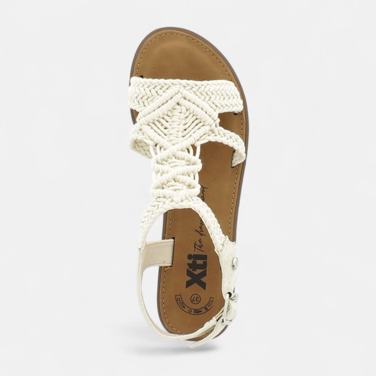Nu-pieds Femme beige