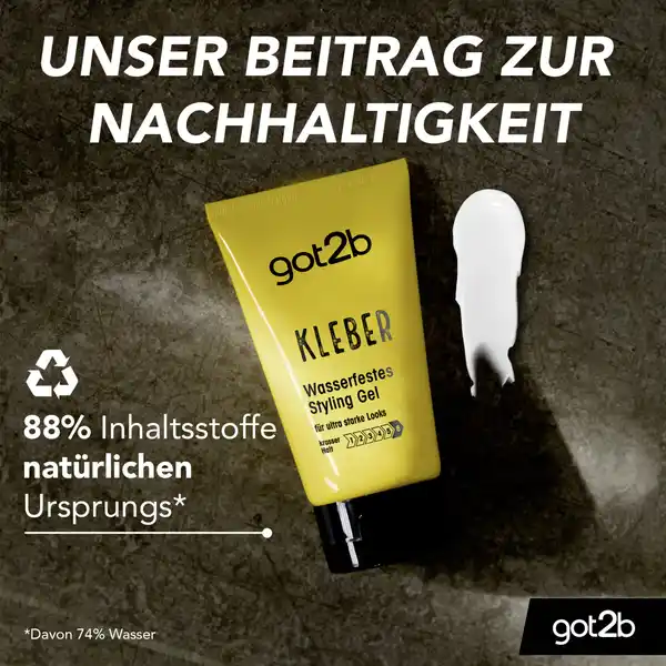 Kleber Wasserfestes Styling Gel