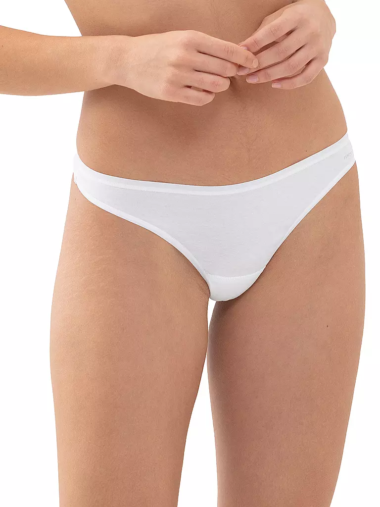 MEY String Superfine Organic weiss