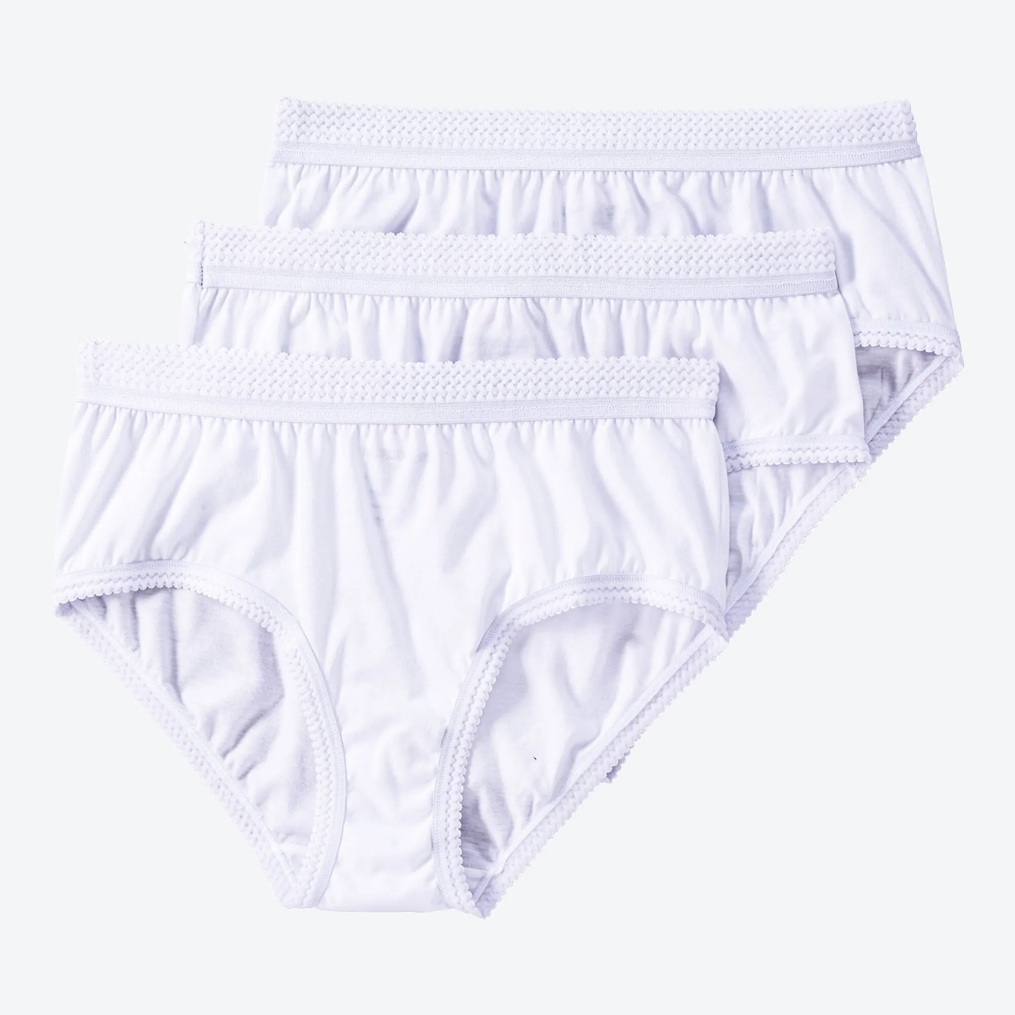 Damen-Taillenslip mit hübschem Bund, 3er-Pack