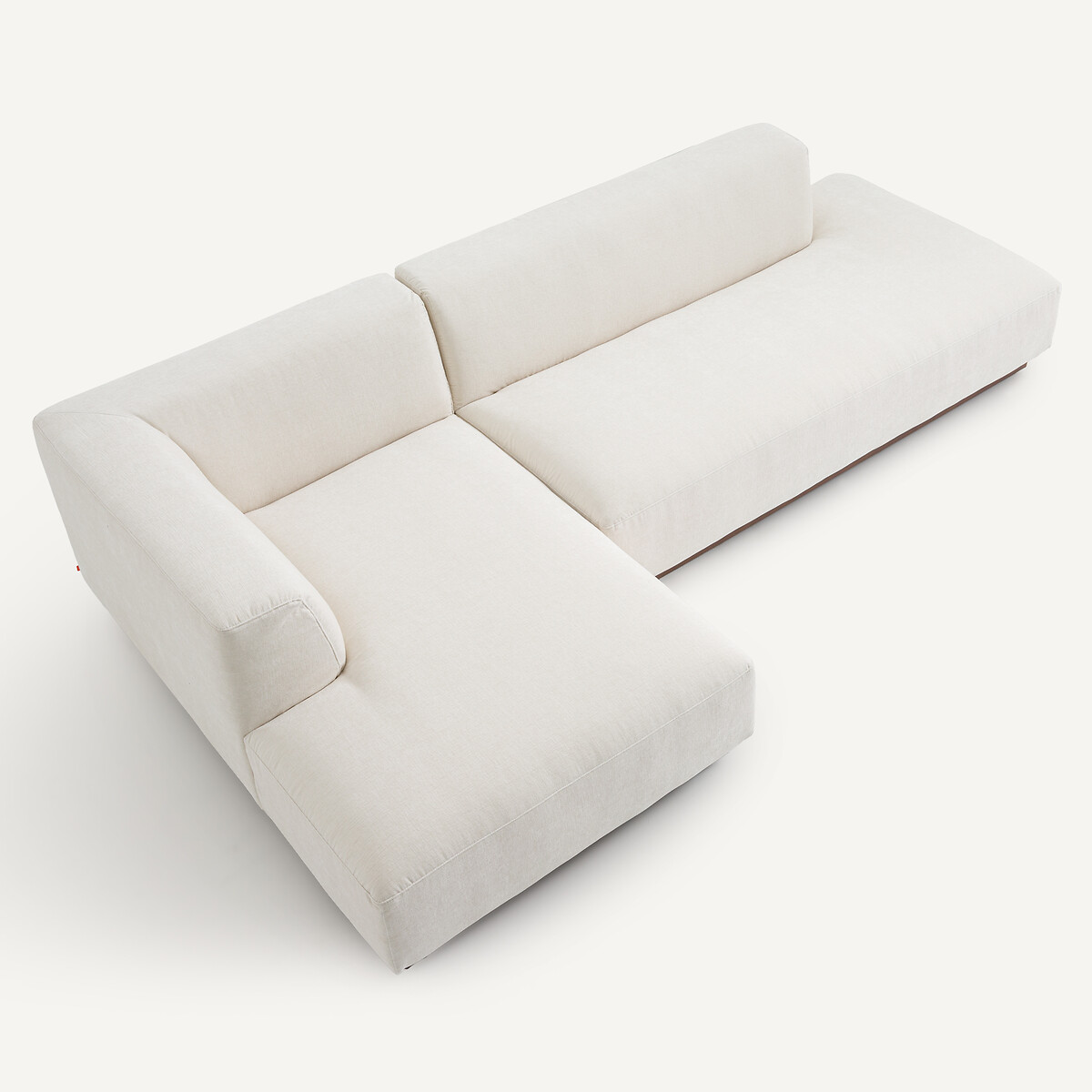 AM.PM<br>Sofá de canto esquerdo XL em veludo chenille, Jacopo