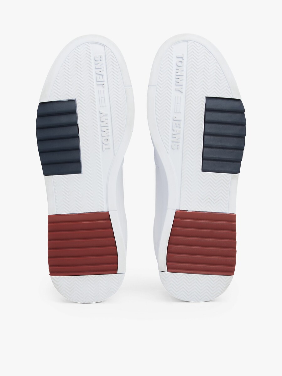 TOMMY JEANS<br>Tênis de couro retrô