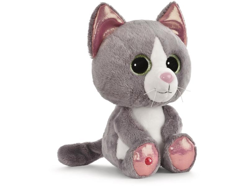Nici Green Plüsch Katze Felinja 25 cm Schlenker Kuscheltier mit grossen Augen