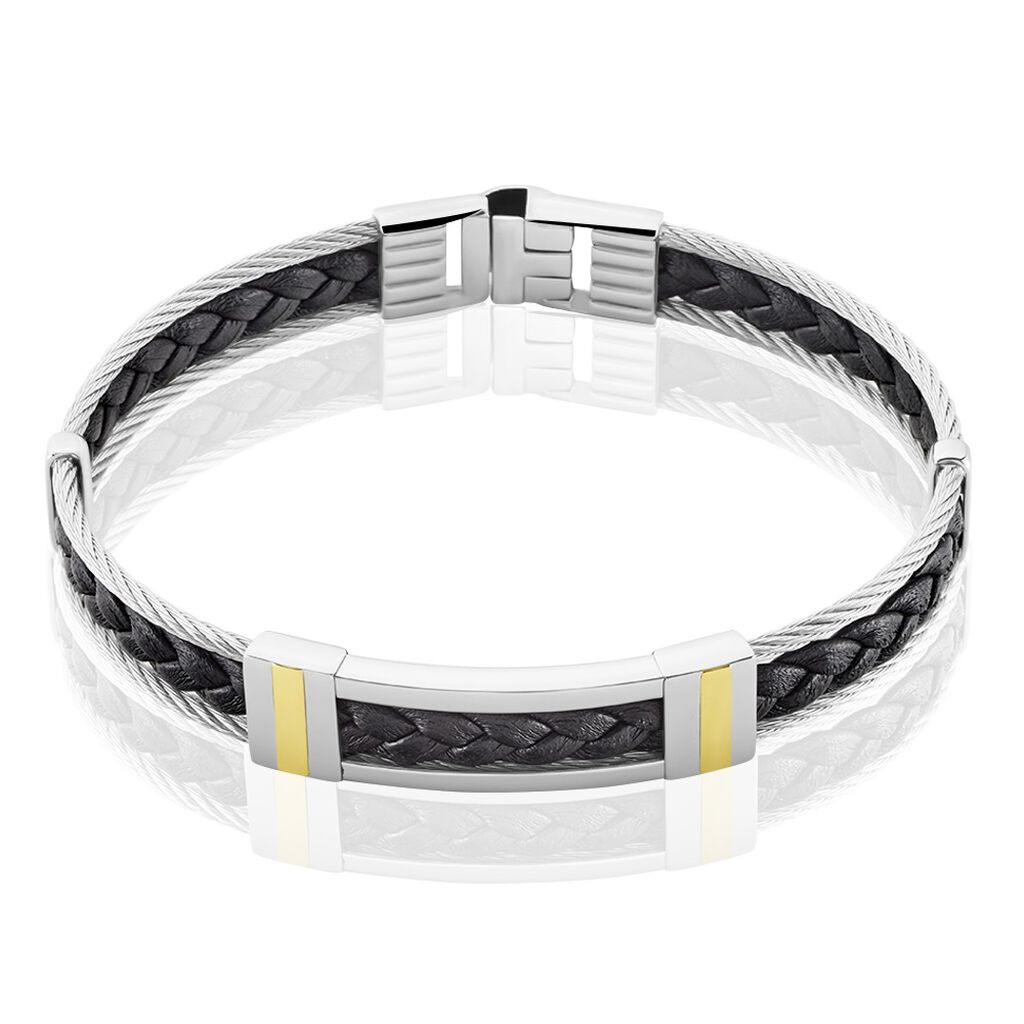 Bracelet Aichatou Or Acier Blanc