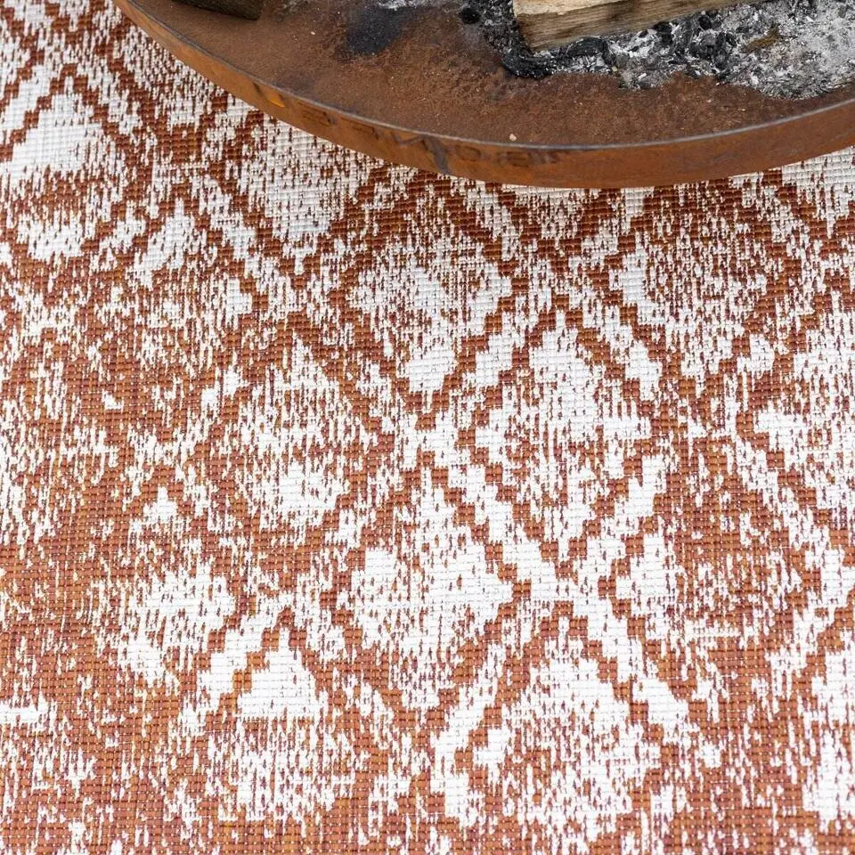 Eva Interior Buitenkleed Roest Frost - 380 x 280 cm