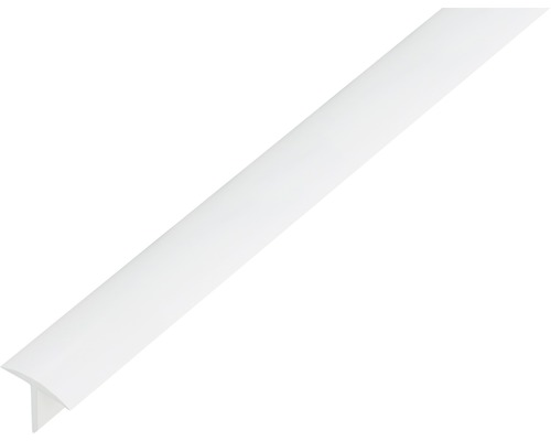 T-profiel PVC wit 25x18x2 mm, 1 m