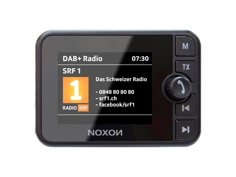 Noxon Adapter Road 2 DAB  Auto-Adapter mit FM- und Bluetooth-Empfang