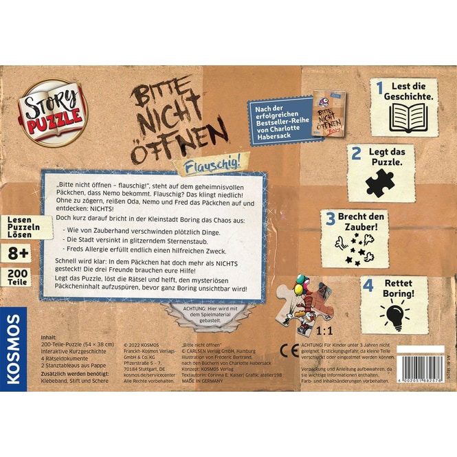 Story-Puzzle - Bitte nicht öffnen - Flauschig!