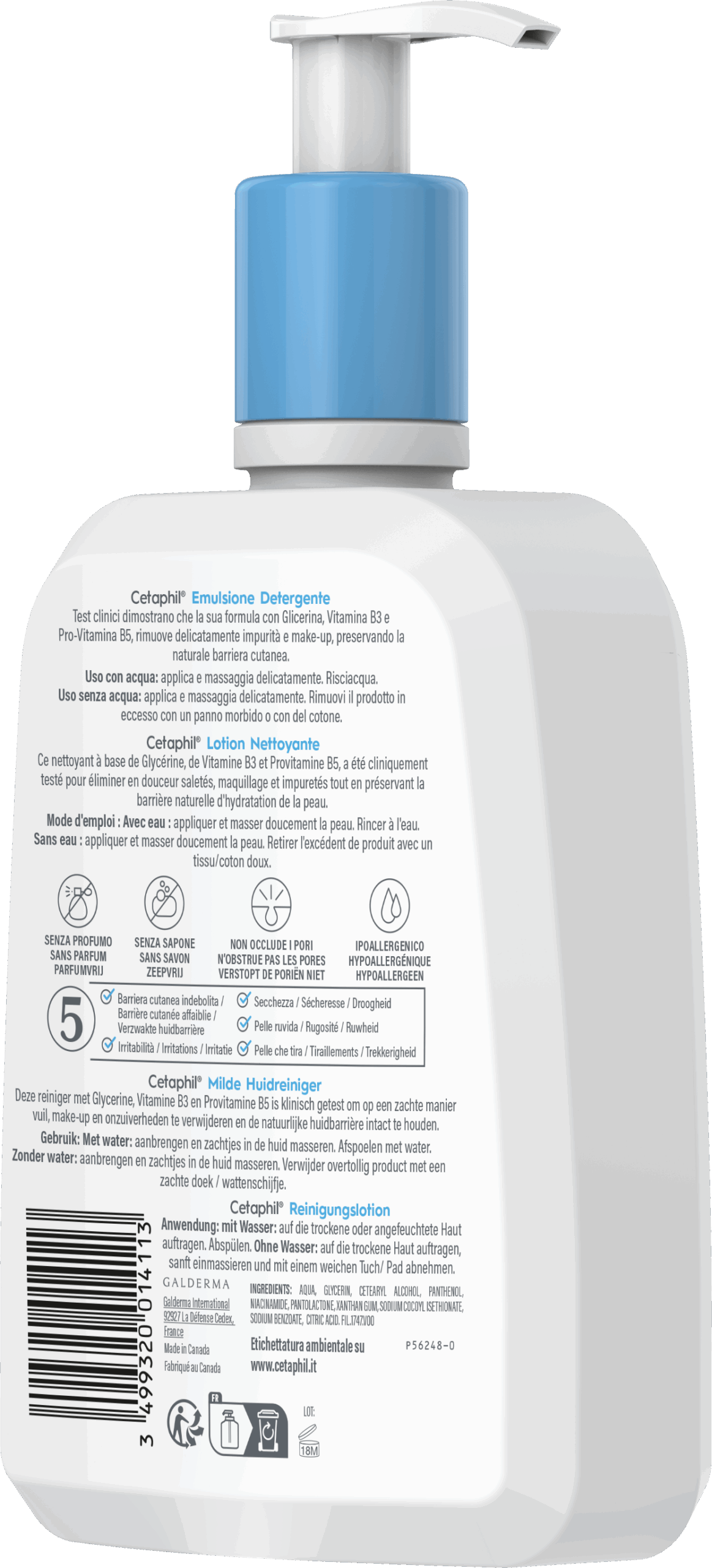 Cetaphil Milde huidreiniger (470 ml)