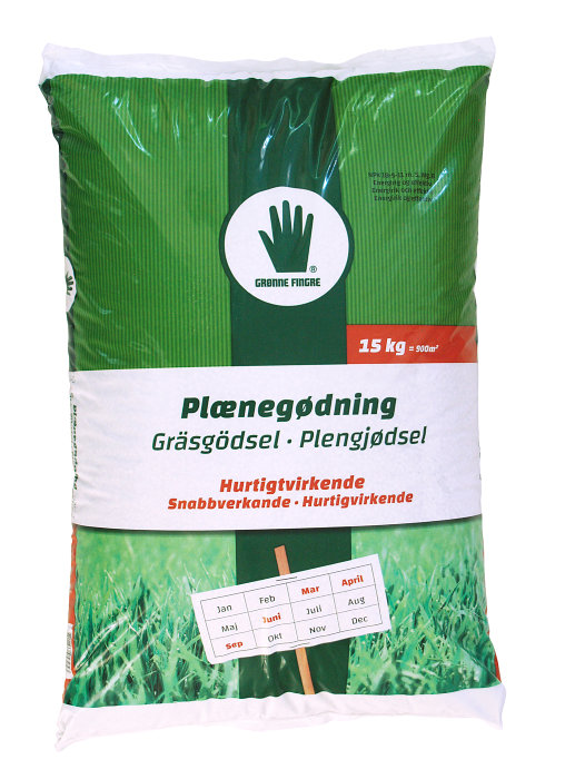 Grønne Fingre® plænegødning 15 kg