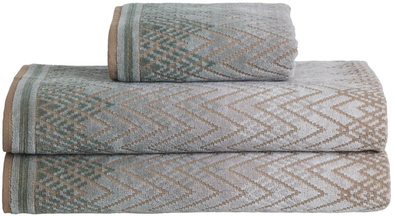 Tweez håndkle 50x70 grønn/beige