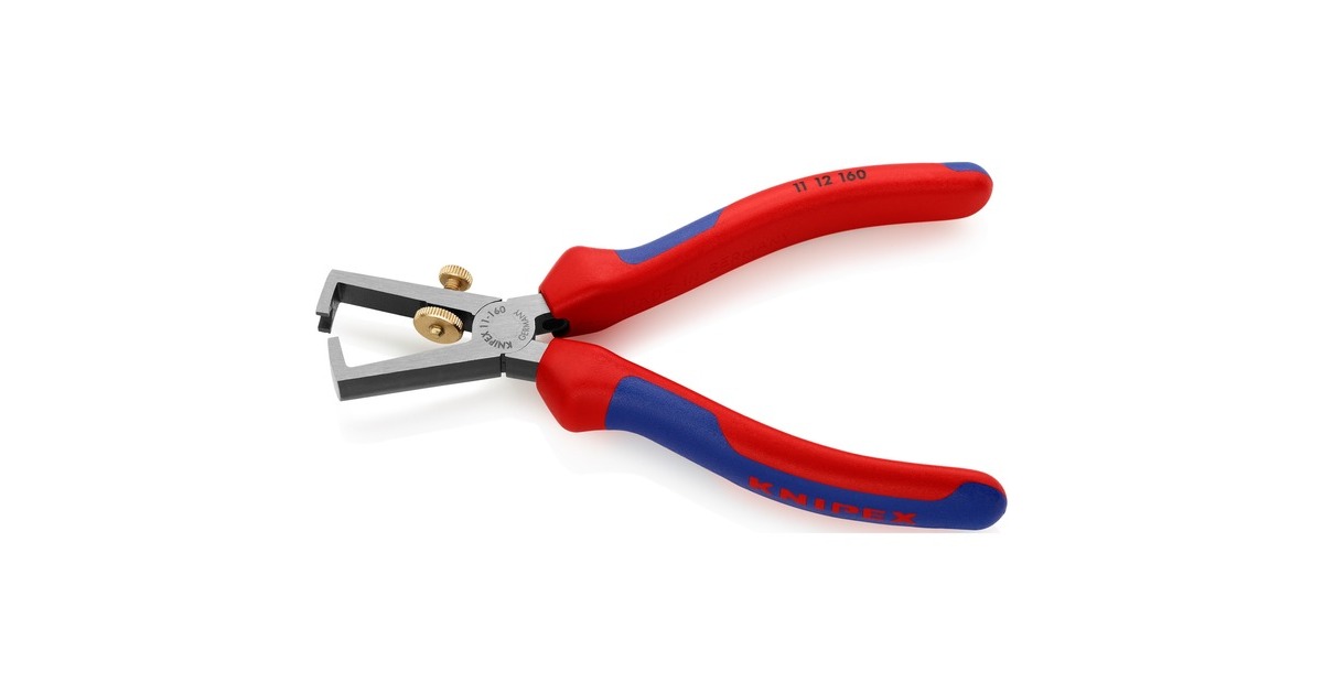 KNIPEXAfstriptang gepolijst/comfort 160 mm  (Rood/blauw)