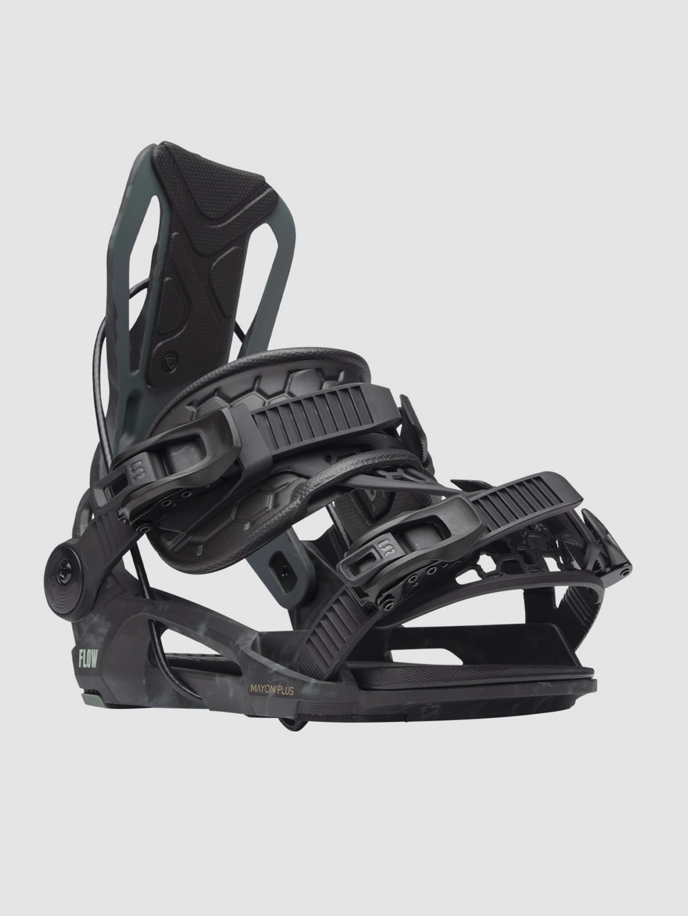 Flow Mayon Plus Hybrid 2024 Snowboard Bindings blackaqua