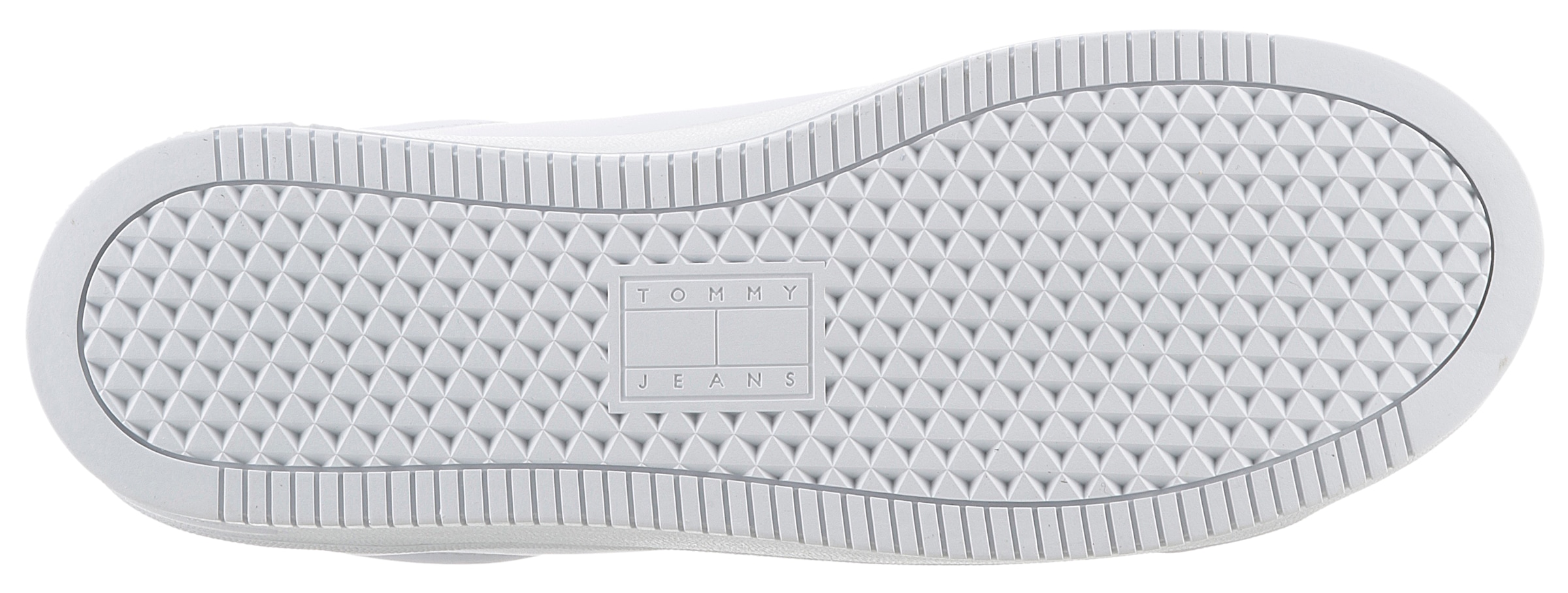 Tommy Jeans Plateausneaker »TJW FLATFORM ESS«  , Freizeitschuh, Halbschuh, Schnürschuh mit gepolstertem Schaftrand