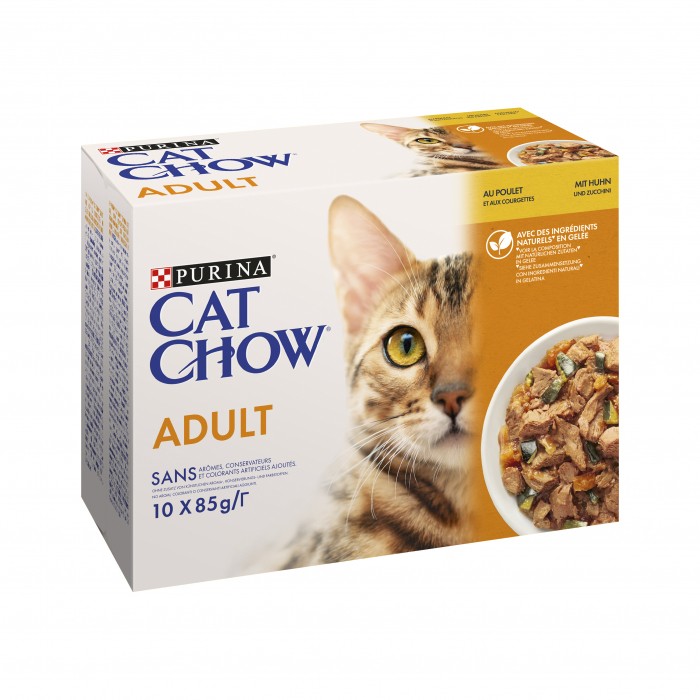 PURINA CAT CHOW Adult en gelée - Pâtée en sachet pour chat