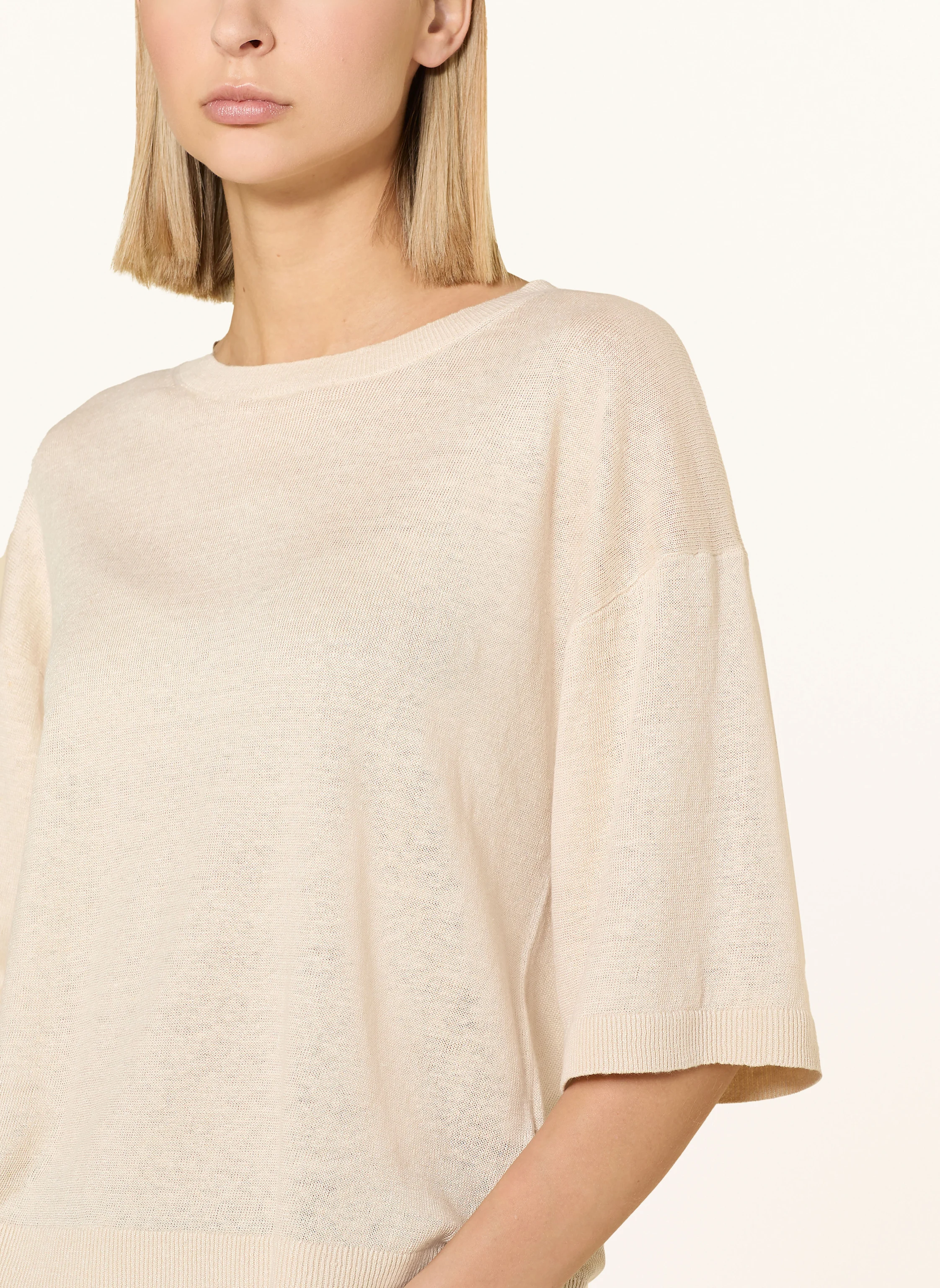 darling harbour Strickshirt aus Leinen