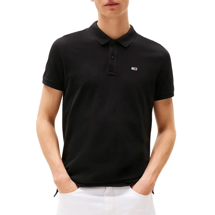 Tommy Hilfiger Slim Placket Flag Polo Heren
