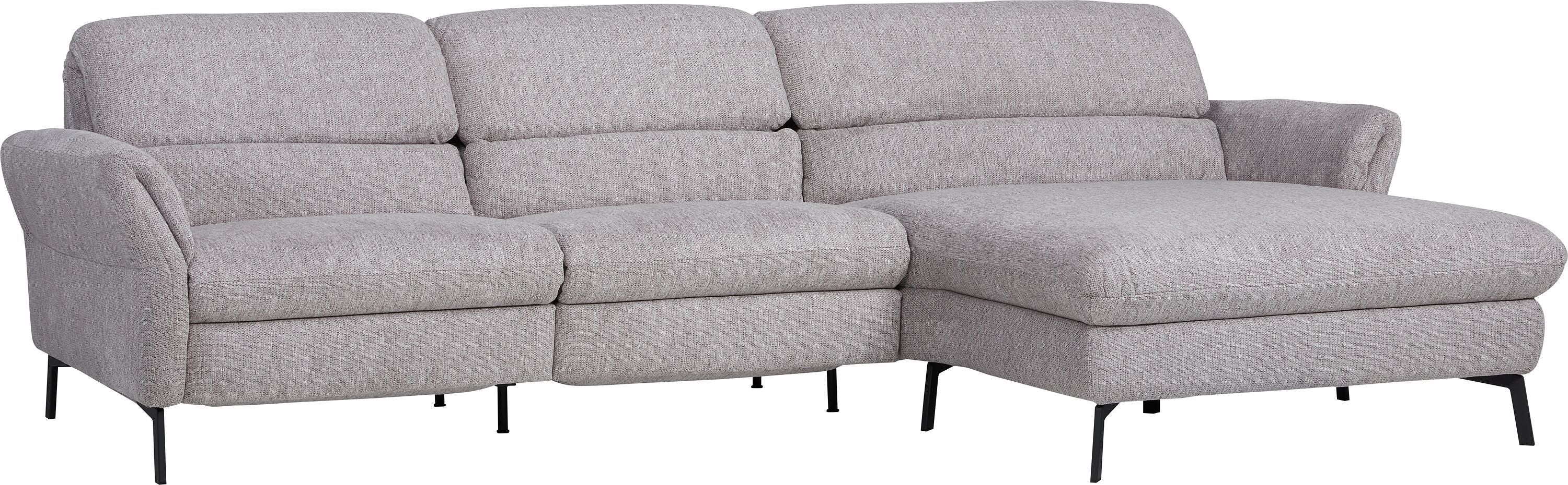 SEBO Ecksofa - Hellgrau / B: 284.0 cm x T: 161.0 cm x H: 84.0 cm