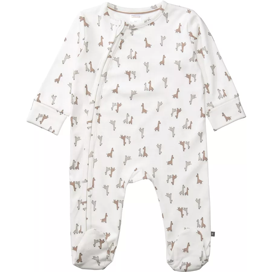 STACCATO Pyjama cream white gemustert